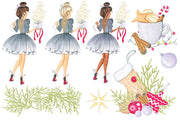 Magic Of Christmas Hand-Painted Clipart