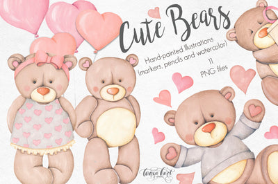Cute Bears Clipart