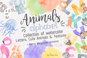 Watercolor Animal Alphabet