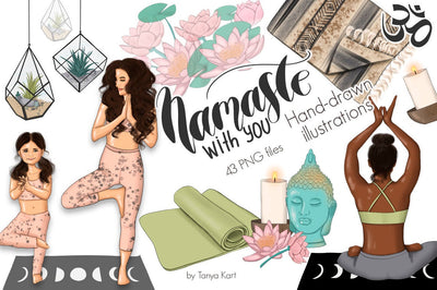 Namaste With You Clip Art