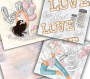 All You Need Is Love Digital Papers