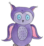 Owl Watercolor Clipart
