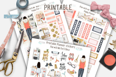 Plan with Me Printable Weekly Kit