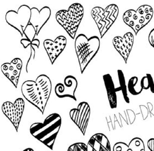 Hearts Clipart Valentine Clipart Commercial Use Heart Vector Hand Drawn Vectors Love Vector Heart Graphics Clip Art
