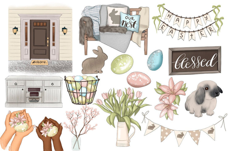Easter Wishes Clipart