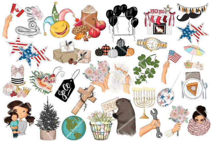 Holiday Planner Icons