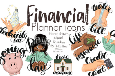 Financial Planner Icons
