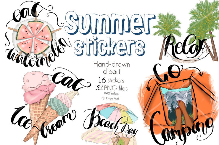Summer Stickers