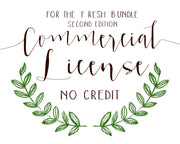 Commercial License The Fresh Bundle Second Edition