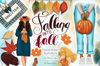 Falling Into Fall Clipart