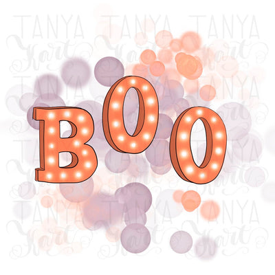 Boo Sublimation Png File