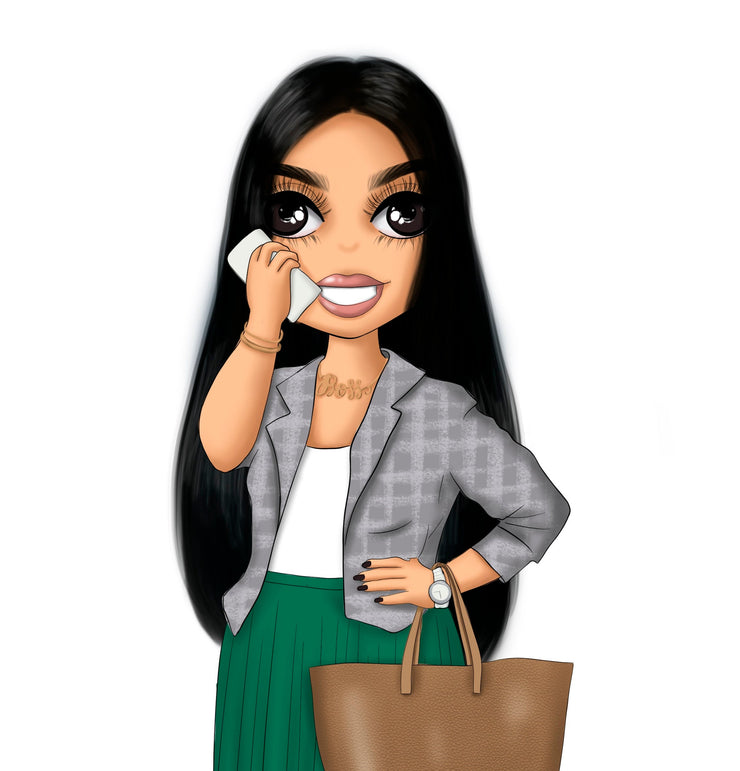 Business Woman Planner Icon