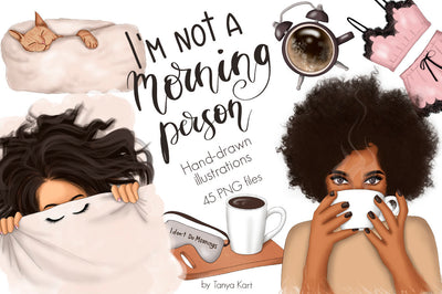 I'm Not A Morning Person Clipart