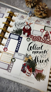 Wonderful Time Christmas weekly Kit for Happy Planner