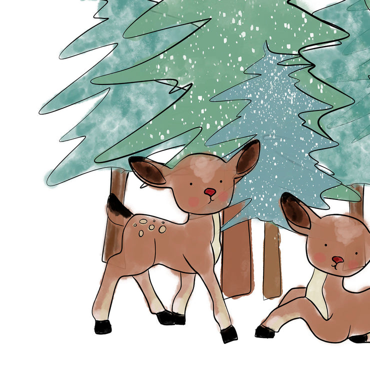 Deer Sublimation Christmas Sub Design