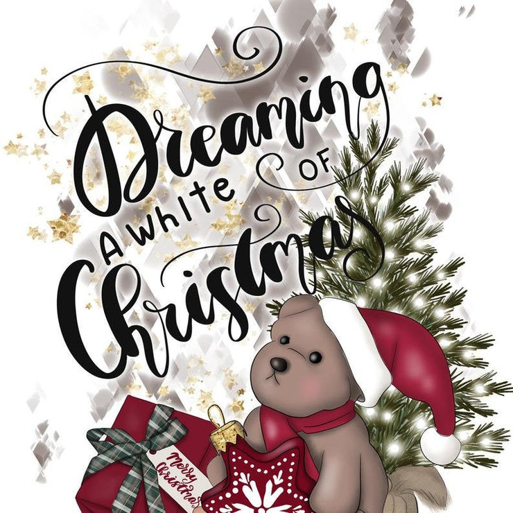 Dreaming Of White Christmas Sublimation Design Png