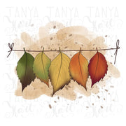 Fall Sublimation Autumn Leaves