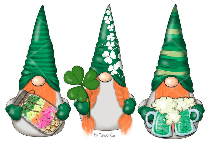 St Patricks Day Nordic Gnomes