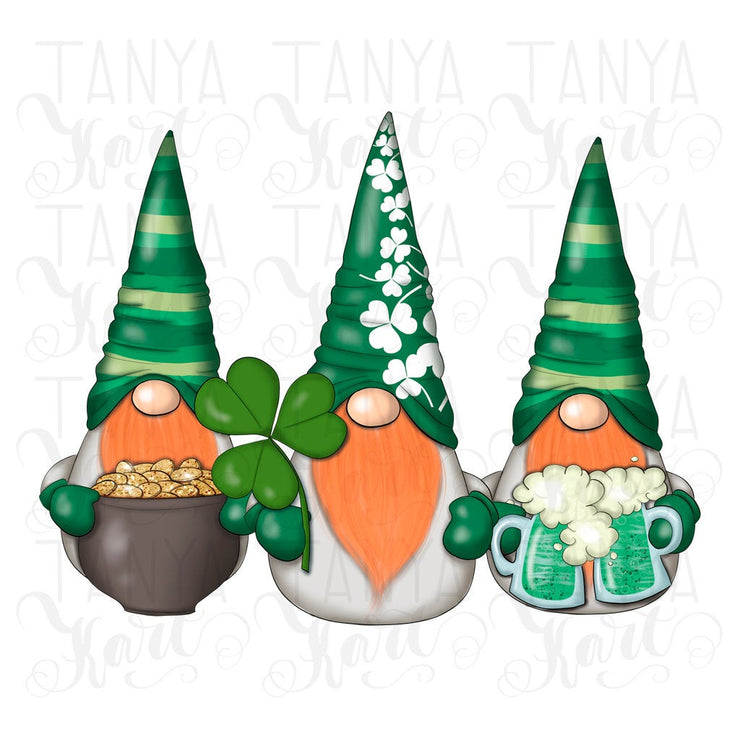 Sublimation Designs March Gnomes