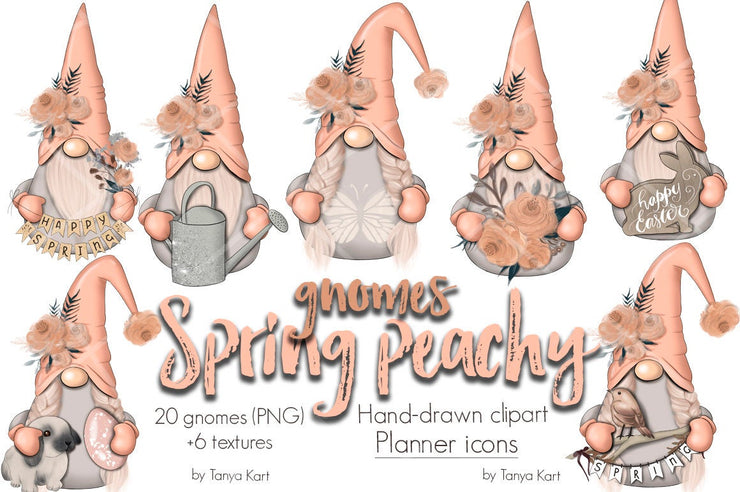 Blossom Bundle Clip Arts and Patterns
