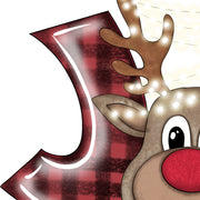 Reindeer Baby | Merry Christmas Joy | Red Buffalo Plaid