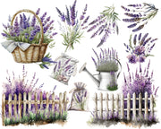 Lavender Flowers Clipart