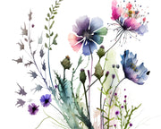 Meadow Flowers Floral Clipart