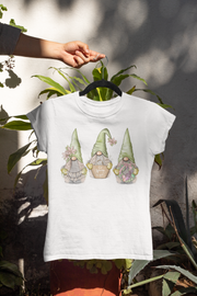 Trio Gnomes Png | Sublimation Design | Green Gnome