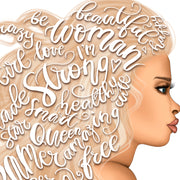 Blond Girl | Woman Png For Printing | Motivated Words