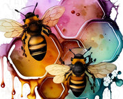 Watercolor Bee | Sublimation File | Bee Digital Download