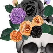 Halloween Sculls | Scull With Flowers | Sublimation Graphics