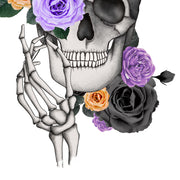 Scull With Flowers, Sublimation Graphics