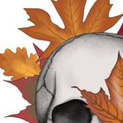 Sublimation Design | Scull With Leaves | Halloween Png