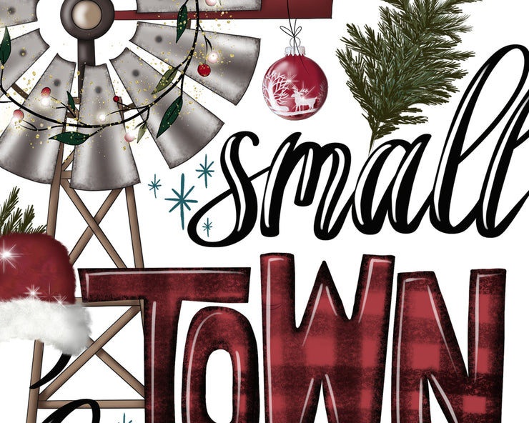 Small Town Christmas  | Merry Xmas Png | Sublimation Quote