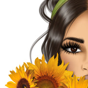 Sunflowers Girl Sublimation Autumn Fall Png Floral Art