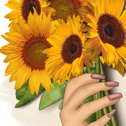 Sunflowers Girl Sublimation Autumn Fall Png Floral Art