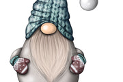 Warm and Cozy Gnomes Clipart Digital PNG File Christmas