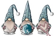 Warm and Cozy Gnomes Clipart Digital PNG File Christmas